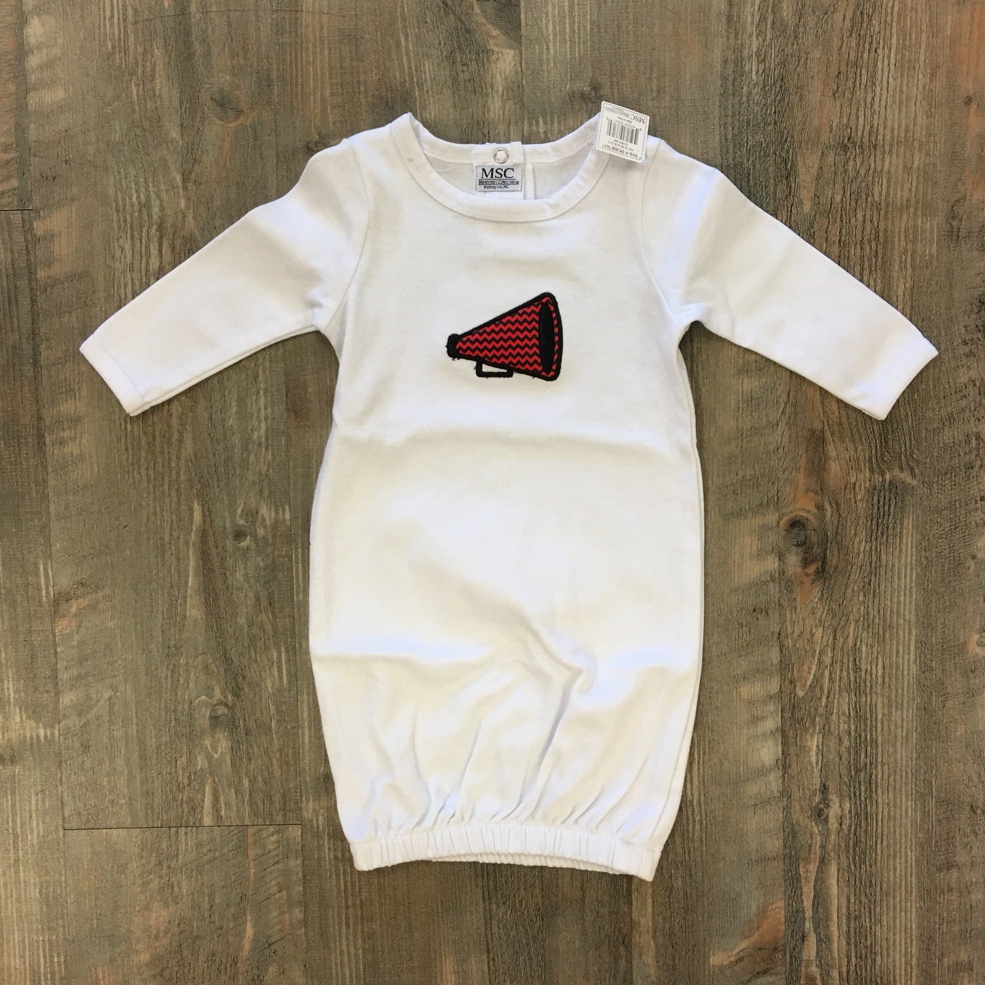 Infant Red/Black Louisville Cardinals Raglan Romper